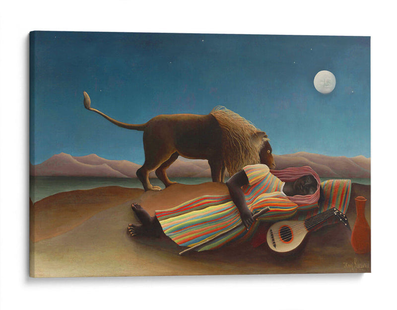 La gitana dormida - Henri Rousseau | Cuadro decorativo de Canvas Lab