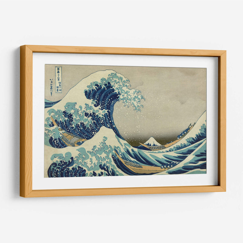 La gran ola - Katsushika Hokusai | Cuadro decorativo de Canvas Lab