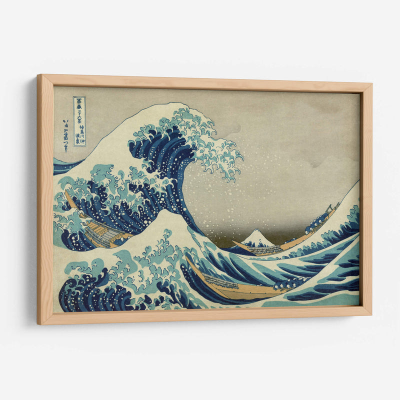 La gran ola - Katsushika Hokusai | Cuadro decorativo de Canvas Lab