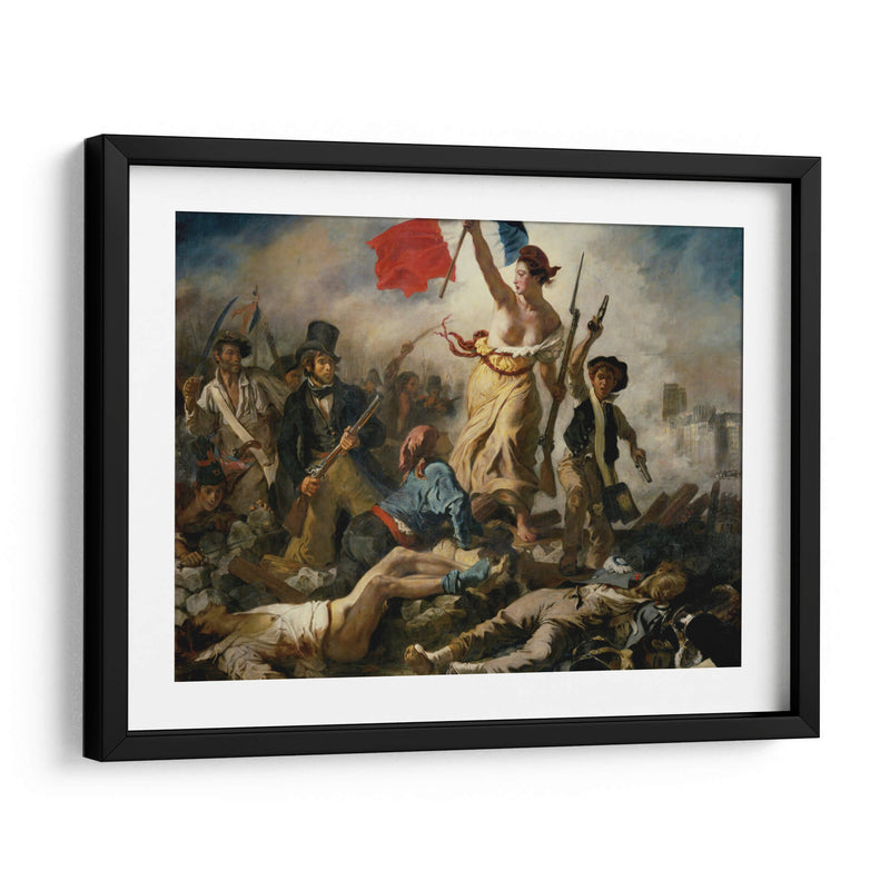 La libertad guiando al pueblo - Eugène Delacroix | Cuadro decorativo de Canvas Lab