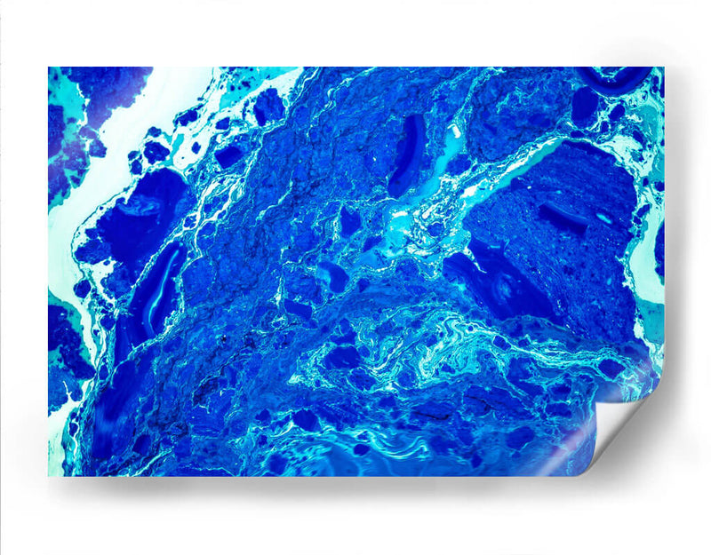 Marmoleado azul | Cuadro decorativo de Canvas Lab