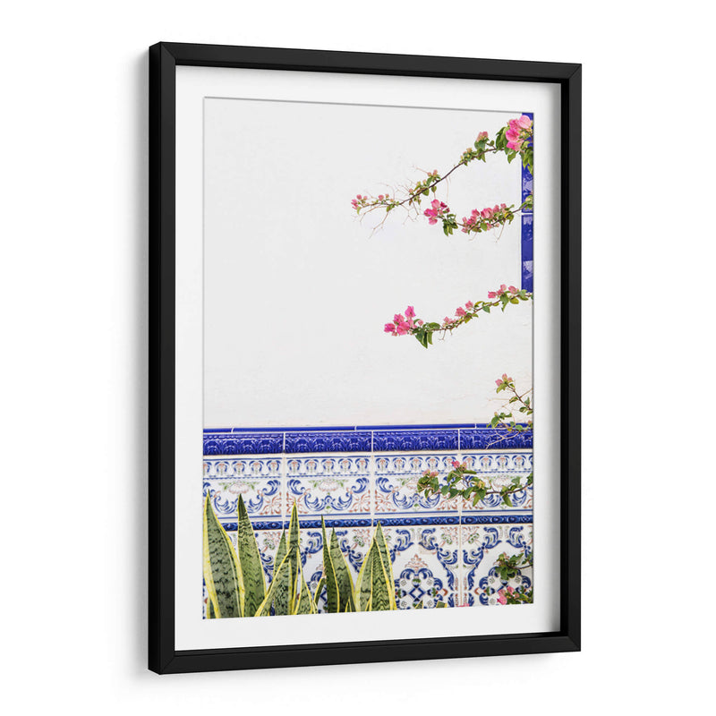 Mosaico y bugambilia | Cuadro decorativo de Canvas Lab
