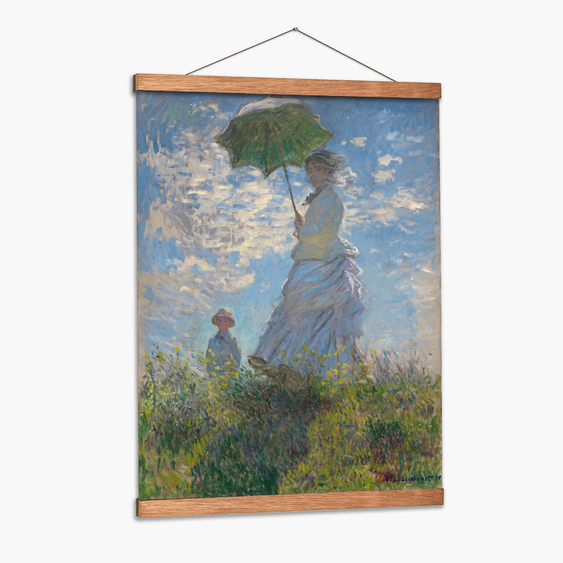 Mujer con sombrilla - Claude O. Monet | Cuadro decorativo de Canvas Lab