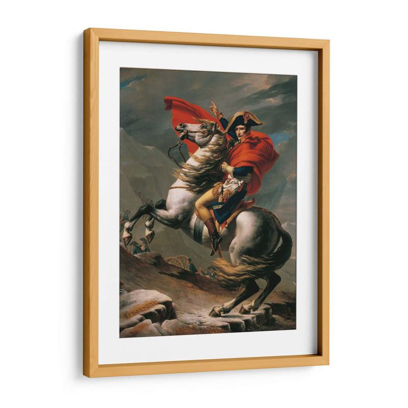 Napoleón cruzando los Alpes - Jacques-Louis David | Cuadro decorativo de Canvas Lab