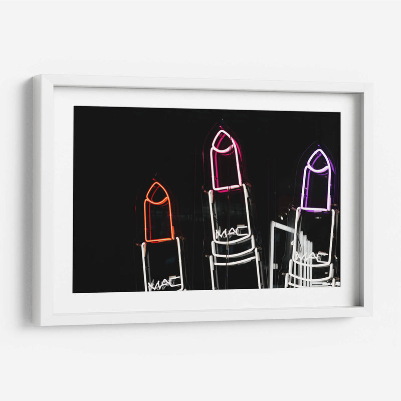 Neon lipsticks | Cuadro decorativo de Canvas Lab