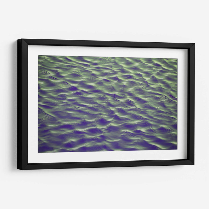 Oleaje morado con verde | Cuadro decorativo de Canvas Lab
