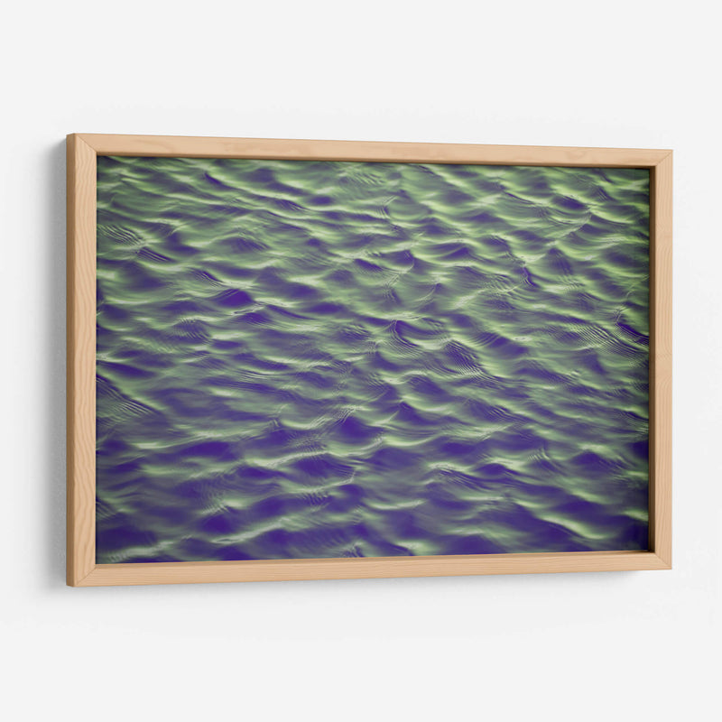 Oleaje morado con verde | Cuadro decorativo de Canvas Lab