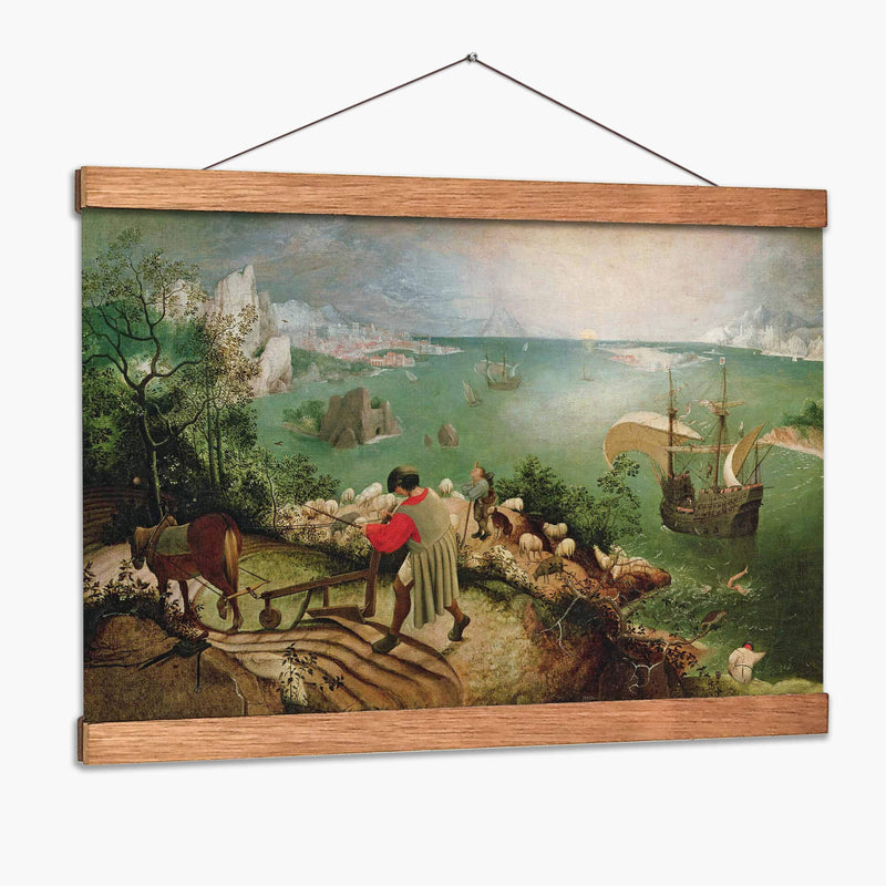 Paisaje con la caída de Ícaro - Pieter Brueghel el Viejo | Cuadro decorativo de Canvas Lab