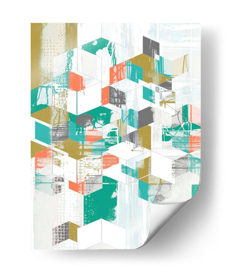 Caja Cuadrícula Ii - Jennifer Goldberger | Cuadro decorativo de Canvas Lab