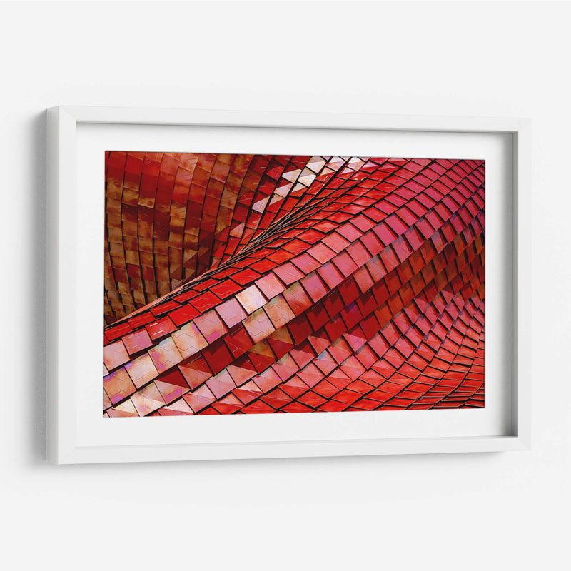 Red tiles | Cuadro decorativo de Canvas Lab