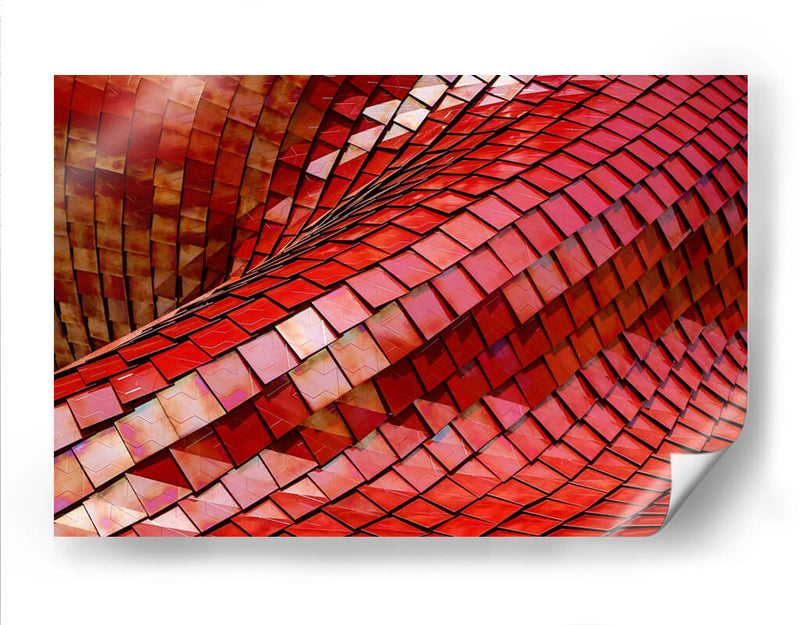 Red tiles | Cuadro decorativo de Canvas Lab
