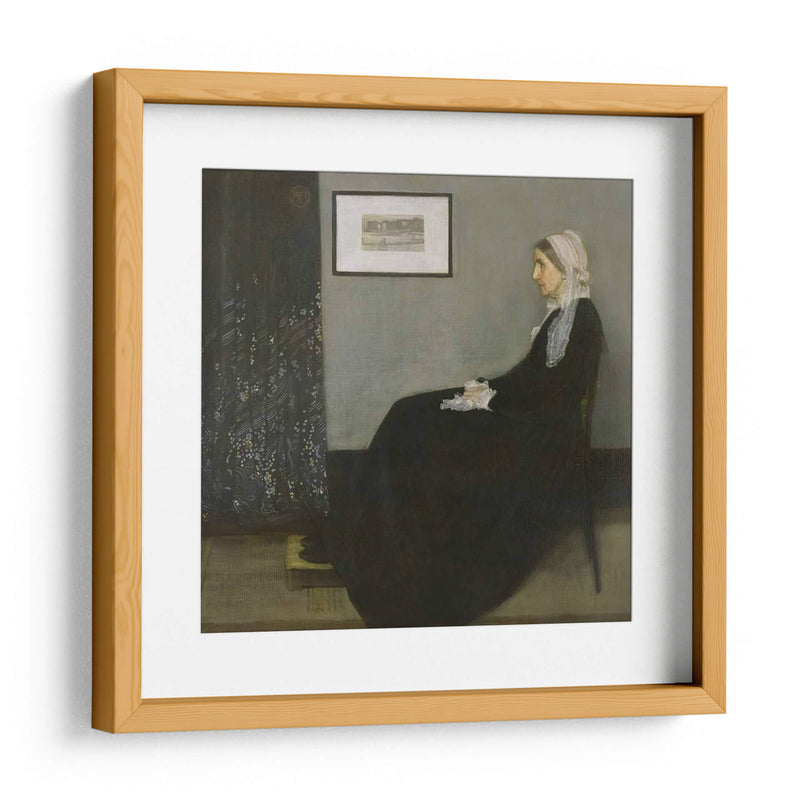 Retrato de la madre del artista - James McNeill Whistler | Cuadro decorativo de Canvas Lab