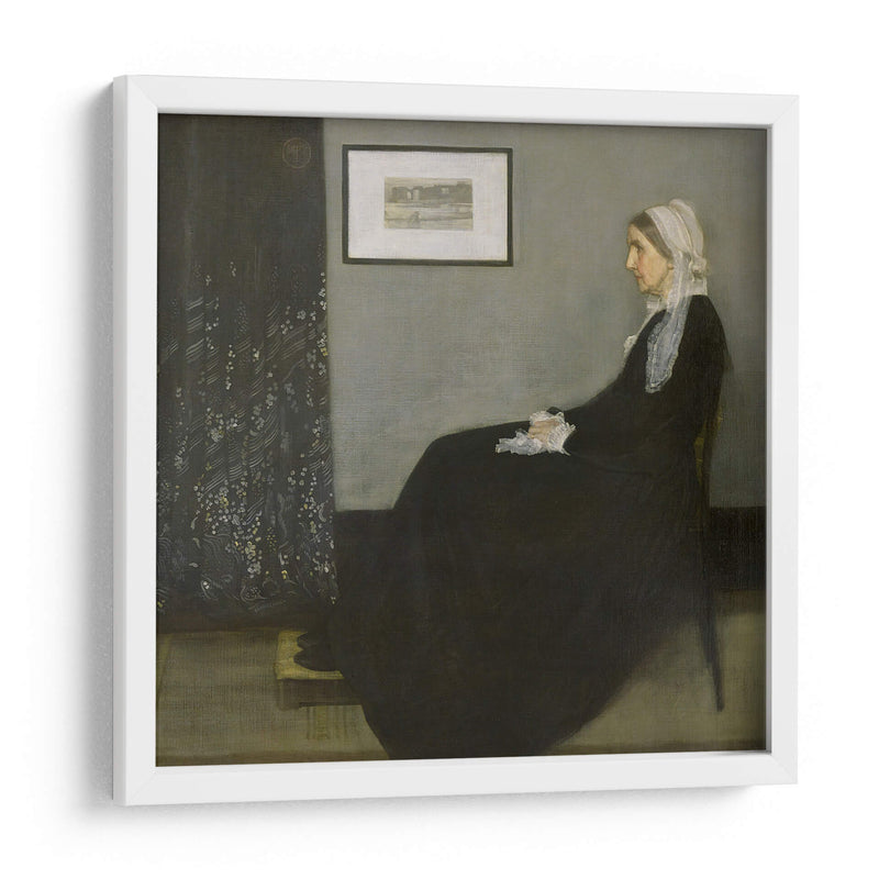 Retrato de la madre del artista - James McNeill Whistler | Cuadro decorativo de Canvas Lab