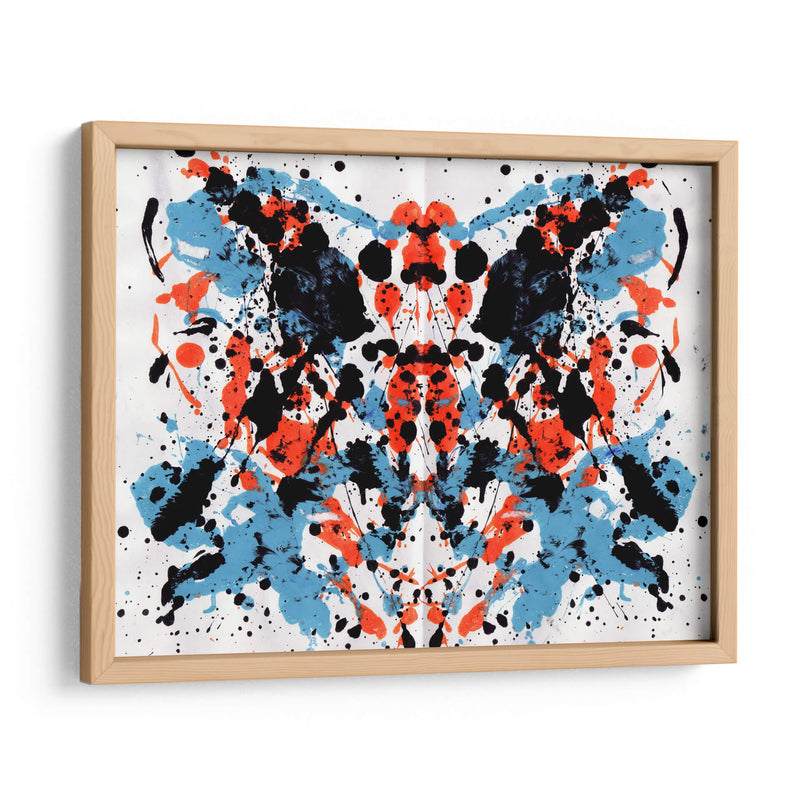 Rorschach rojiazul | Cuadro decorativo de Canvas Lab