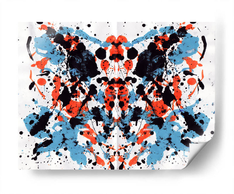 Rorschach rojiazul | Cuadro decorativo de Canvas Lab