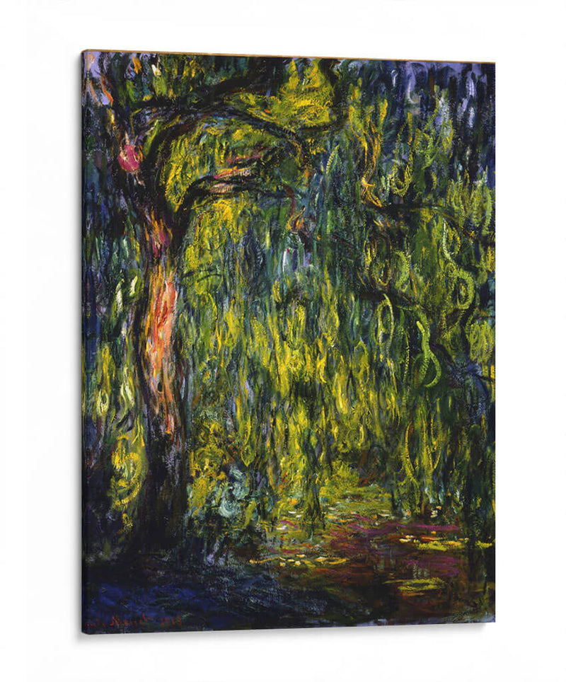 Sauce llorón - Claude O. Monet | Cuadro decorativo de Canvas Lab