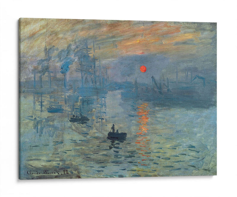 Sol naciente - Claude O. Monet | Cuadro decorativo de Canvas Lab