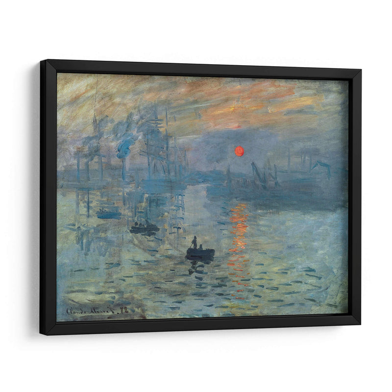 Sol naciente - Claude O. Monet | Cuadro decorativo de Canvas Lab
