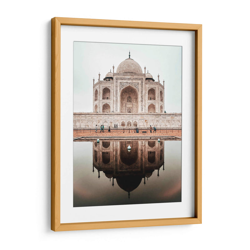 Taj Mahal con reflejo | Cuadro decorativo de Canvas Lab
