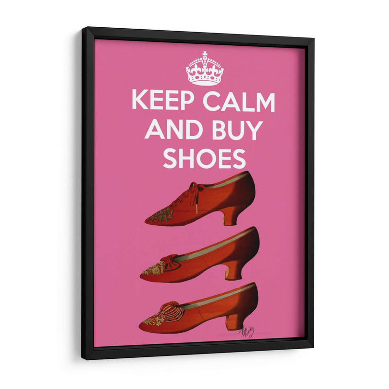 Mantener La Calma Comprar Zapatos - Fab Funky | Cuadro decorativo de Canvas Lab