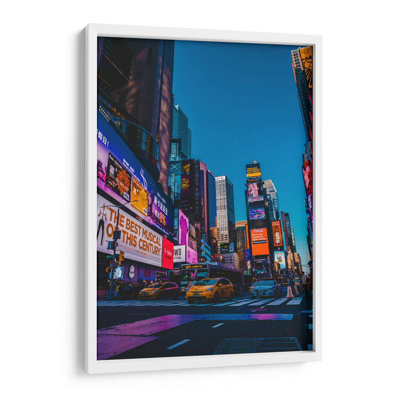 Times Square a color | Cuadro decorativo de Canvas Lab