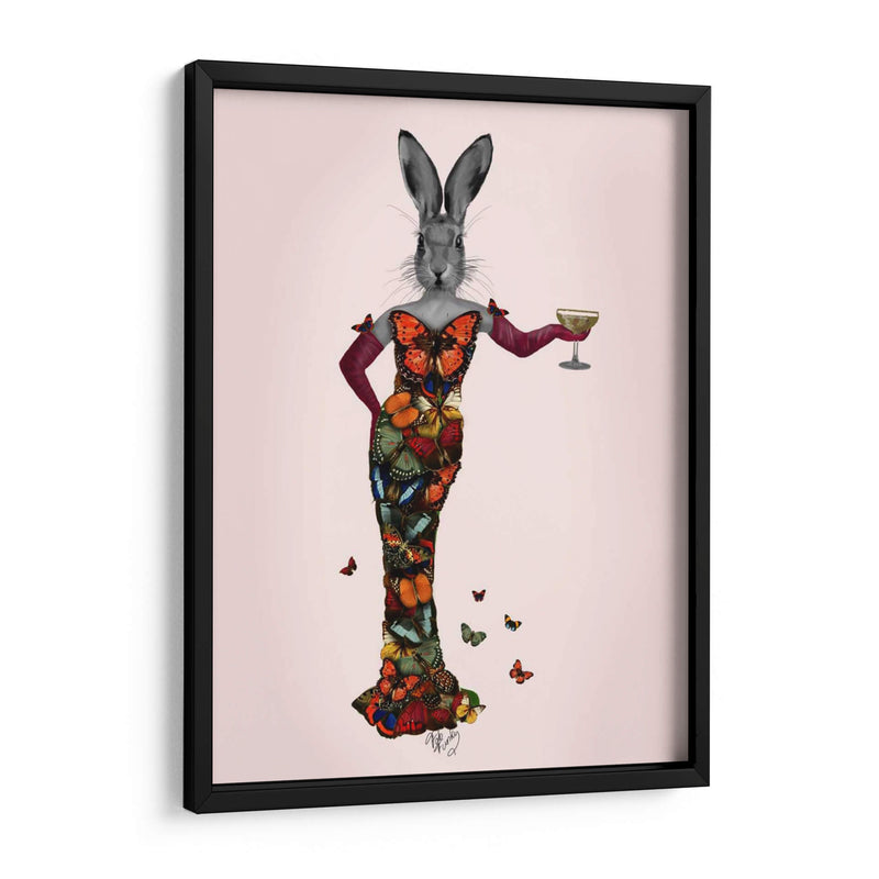 Vestido De Mariposa De Conejo - Fab Funky | Cuadro decorativo de Canvas Lab