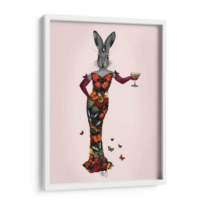 Vestido De Mariposa De Conejo - Fab Funky | Cuadro decorativo de Canvas Lab