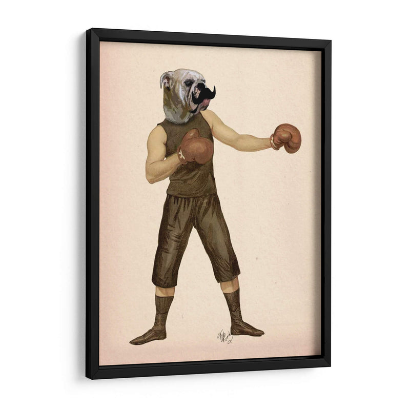 Bulldog De Boxeo Completo - Fab Funky | Cuadro decorativo de Canvas Lab