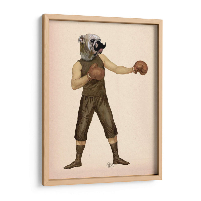 Bulldog De Boxeo Completo - Fab Funky | Cuadro decorativo de Canvas Lab