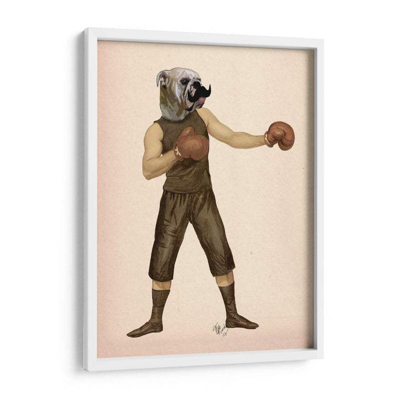 Bulldog De Boxeo Completo - Fab Funky | Cuadro decorativo de Canvas Lab