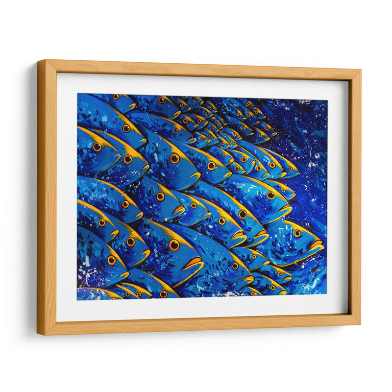 Viviendo en aguas azules | Cuadro decorativo de Canvas Lab