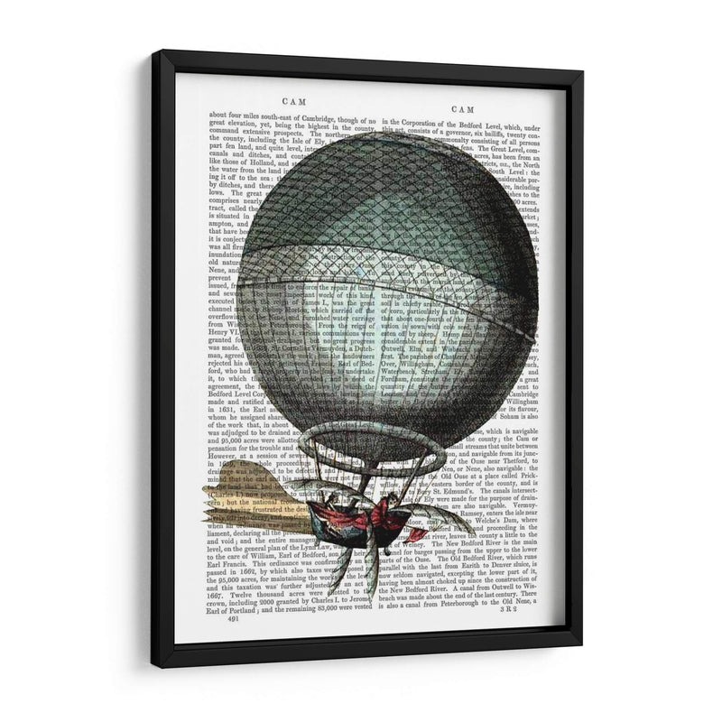 Blanchart Vintage Aire Aire Balloon - Fab Funky | Cuadro decorativo de Canvas Lab