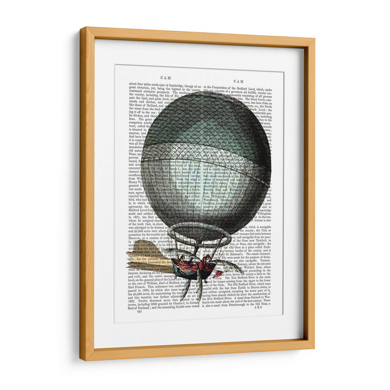 Blanchart Vintage Aire Aire Balloon - Fab Funky | Cuadro decorativo de Canvas Lab