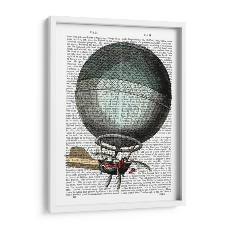 Blanchart Vintage Aire Aire Balloon - Fab Funky | Cuadro decorativo de Canvas Lab