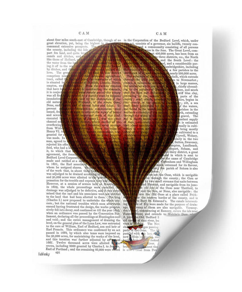 Globo De Aire Caliente De Royal Nassau - Fab Funky | Cuadro decorativo de Canvas Lab