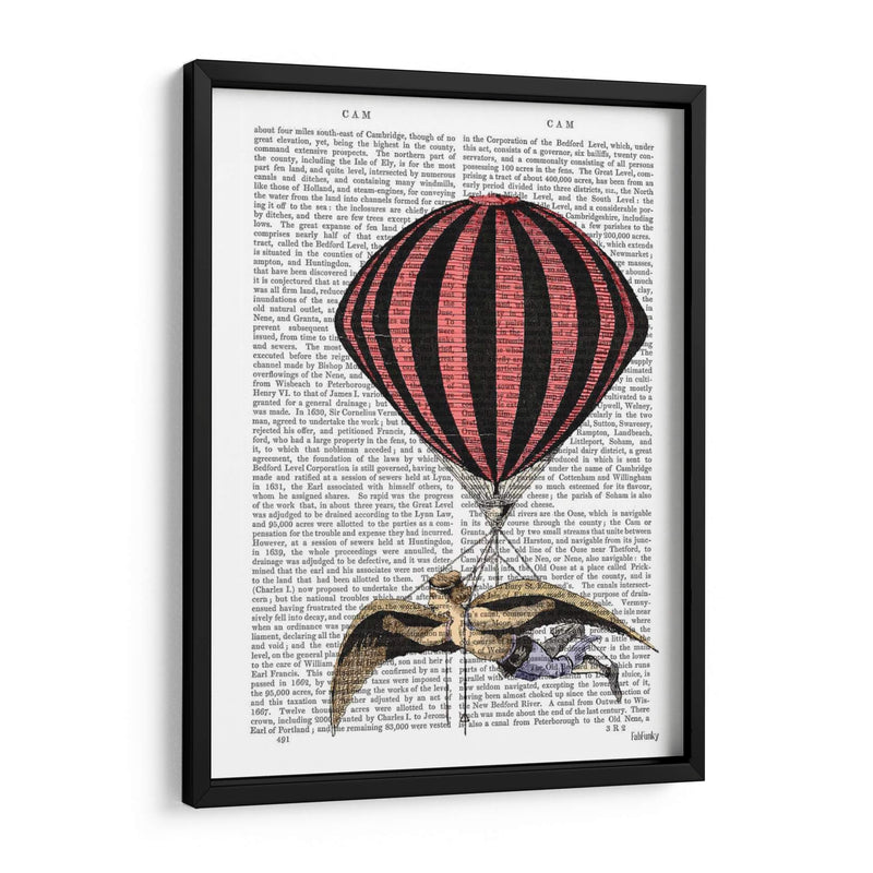 Máquina De Vuelo Vintage - Fab Funky | Cuadro decorativo de Canvas Lab