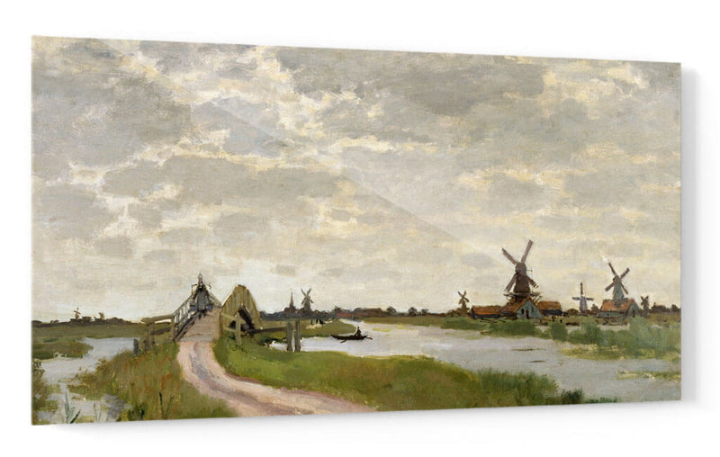 Zaandam el pequeño puente - Claude Monet | Cuadro decorativo de Canvas Lab