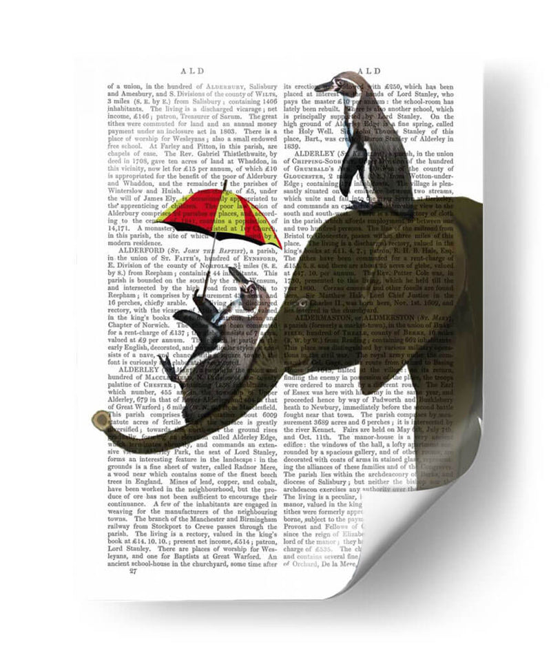 Elefante Y Pingüino - Fab Funky | Cuadro decorativo de Canvas Lab