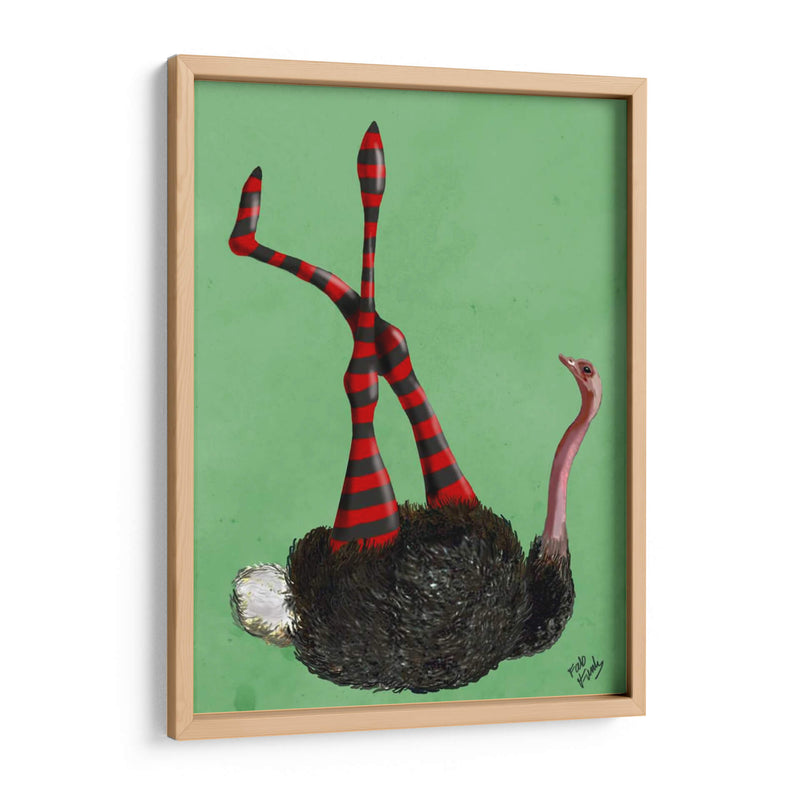 Leggings Rayados De Avestruz - Fab Funky | Cuadro decorativo de Canvas Lab