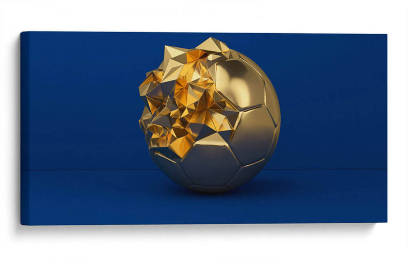 Balón hecho de oro | Cuadro decorativo de Canvas Lab