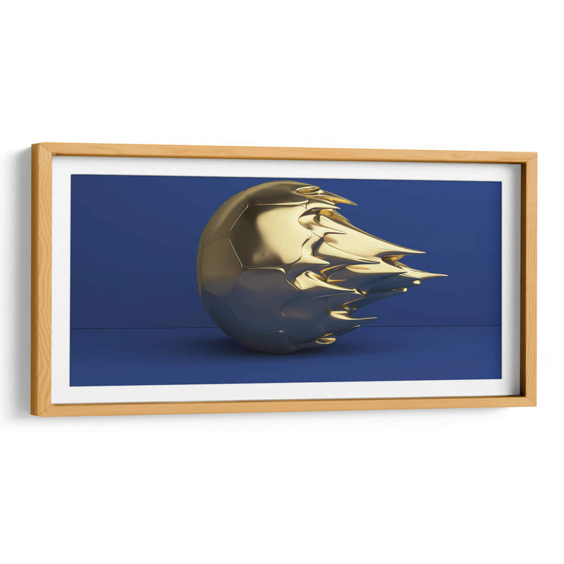 Balón hecho de oro II | Cuadro decorativo de Canvas Lab