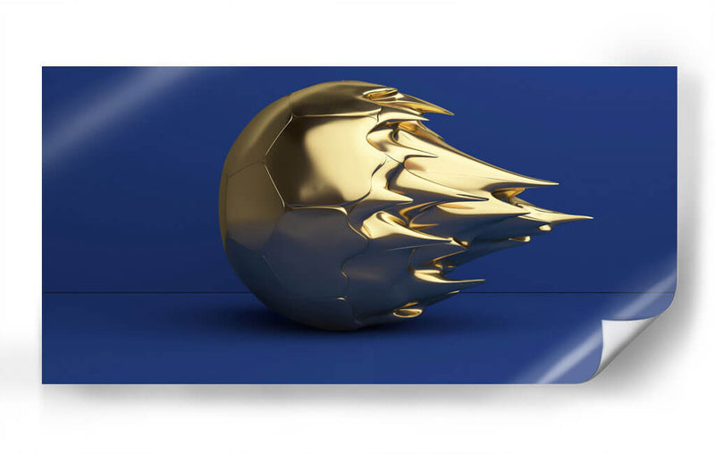 Balón hecho de oro II | Cuadro decorativo de Canvas Lab