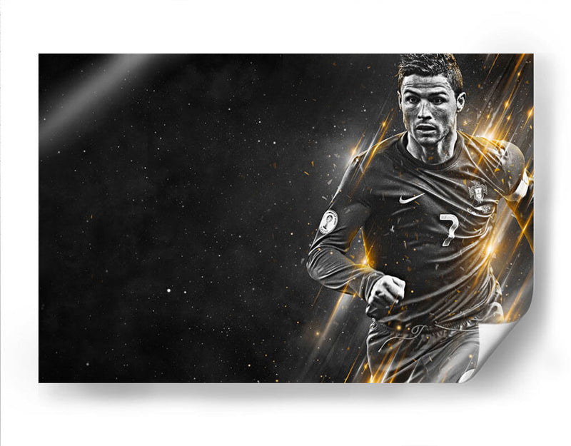 Cristiano Ronaldo estelar | Cuadro decorativo de Canvas Lab