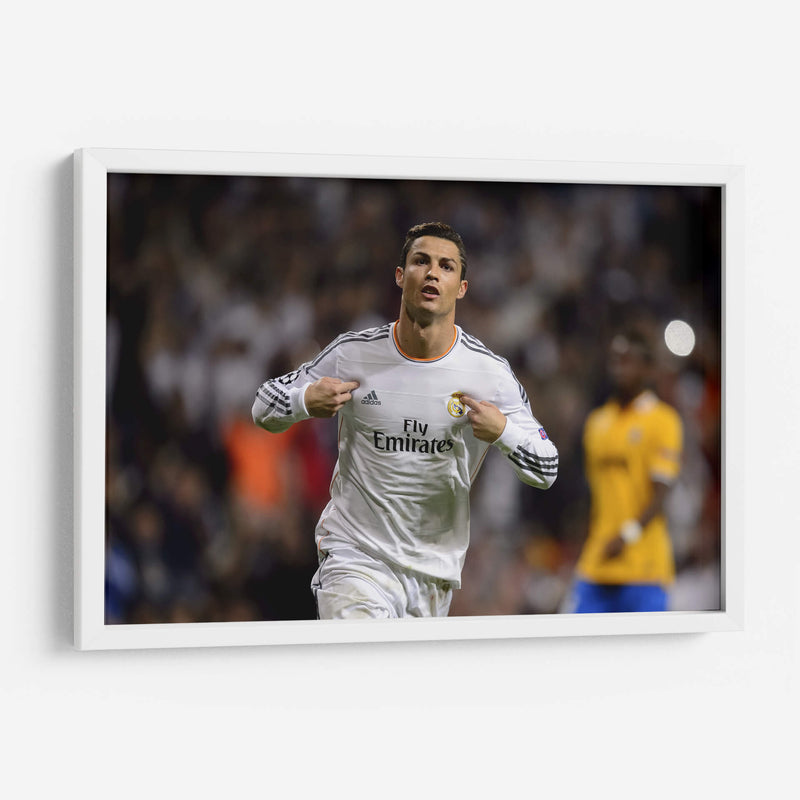 Cristiano Ronaldo festejando | Cuadro decorativo de Canvas Lab