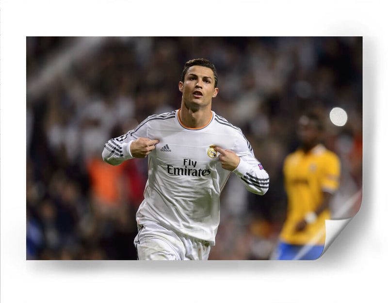 Cristiano Ronaldo festejando | Cuadro decorativo de Canvas Lab