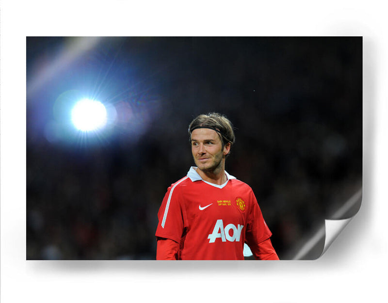 David Beckham - Manchester United | Cuadro decorativo de Canvas Lab