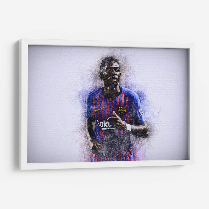 Dembélé - Barcelona FC | Cuadro decorativo de Canvas Lab