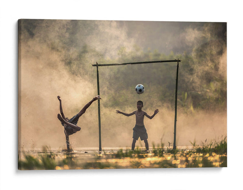 Futbol en Tailandia | Cuadro decorativo de Canvas Lab