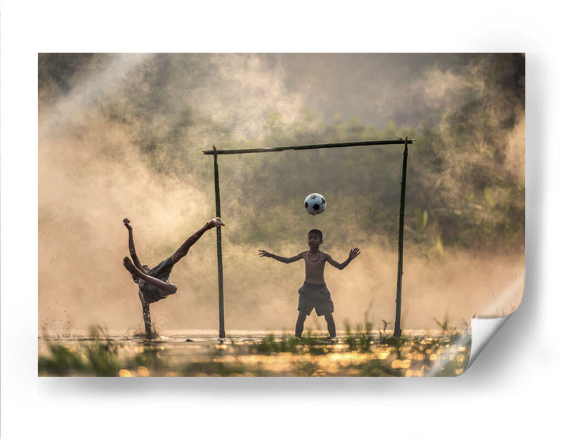 Futbol en Tailandia | Cuadro decorativo de Canvas Lab