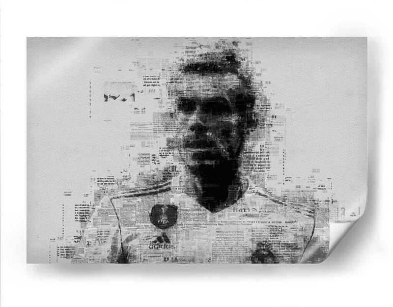 Gareth Bale ilustración | Cuadro decorativo de Canvas Lab